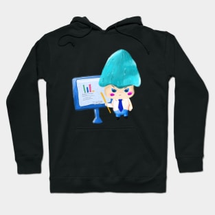 Workaholic mushroom Hoodie